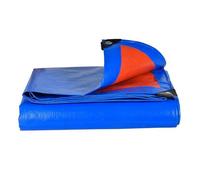 Bâche de Protection 170 x 390 cm Résistante Aux Déchirures UV Intempéries Bâche pour Bois avec Coins Renforcés et Œillets pour Jardin, Voitures, Piscines, Bateaux, Camping, Bleu