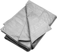 Bâche de protection 180 g/m² 4x5 m Gris HDPE