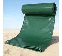 Bâche de Protection 2.1 x 2.5 m Étanche, PVC, Résistant à La Déchirure Bâche de Jardin avec Oeillets, Épaisse et Durable pour Bois, Jardin, Voitures, Piscines, Meubles, Vert