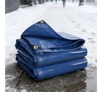 Bâche de Protection 2.1 x 2.5 m Imperméable et Indéchirable, Anti UV Toile de Protection avec Oeillets, Épaisse et Durable pour Bois, Jardin, Voitures, Piscines, Meubles, Bleu