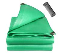 Bâche de Protection 2.1 x 3.3 m 140G M² PE Bâche Voiture Piscine, Imperméable Résistante Aux Déchirures UV Intempéries Industrielle for Car, Pool, Garden Furniture, Vert