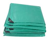 Bâche de Protection 2.1 x 3.3 m 140G M² PE Bâche Voiture Piscine, Imperméable Résistante Aux Déchirures UV Intempéries PVC Universelle for Garden, Roof & Patio, Vert