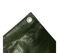 Bâche de protection 210 g/m² - 1,5 x 10 m - Vert (15 m²)