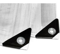 Bâche de protection 240g/m² blanc 6 x 8 m