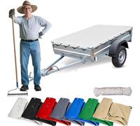 Bâche de Protection 245 x 600 cm Résistant à La Poussière, Bâche D'Étanchéité en PVC Peut Être Personnalisé, pour Piscines/Bateaux/Camping/Tente, Blanc