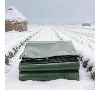 Bâche de Protection 3.6 x 5.2 m Imperméable et Résistante, Anti UV Bâche Étanch avec Oeillets, Épaisse et Durable pour Jardin, Tonnelle, Camping, Abri de Jardin, Vert