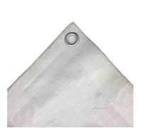 Bâche de protection 3x4m blanche 180g/m² étanche et résistante aux UV