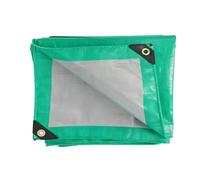Bâche de Protection 430 x 680 cm Revêtue des Deux Côtés Résistante Au Gel à La Moisissure Stabilisée Ultra Lourde Bâche Toiture pour Piscine pour Jardin Tonnelle, Vert