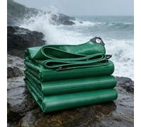 Bâche de Protection 60 x 400 cm Ultra Lourde, Polyéthylène, Imperméable Bâche de Jardin avec Oeillets, Épaisse et Durable pour Bois, Jardin, Voitures, Piscines, Meubles, Vert