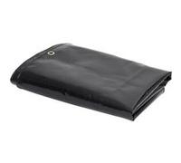 Bâche de protection 650 g/m² 4x5 m Noir G