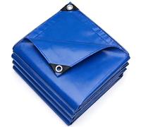 Bache de Protection 80 x 100 cm Imperméable et Résistante, Résistance Anti-UV, Haute Performance, Indéchirable, Portable Bâche pour L'Extérieur pour Meubles, Jardin, Bleu