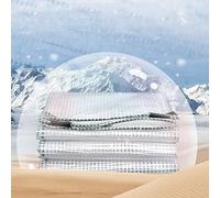 Bache de Protection,Bache Transparente armée,avec Oeillets,Matériau PE Pliable D'extérieur Étanche,Indéchirable et Coupe-Vent Bâche,pour meubles,caravane,camping,pêche,jardinage (1x2m)