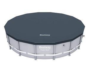 Bâche de protection Bestway ronde pour piscine de 4,60 m ou 4,88 m