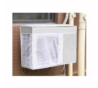 Bache de Protection, Couverture De L'unité De Climatisation De L'air, 38,58 En × 15,75 Pouces × 29,53 En Couvercle De Protection Carré, Éolien Extérieur, Sans Poussière Et Imperméable, Argent (Color