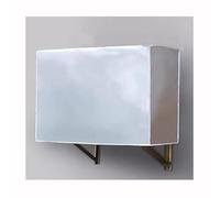 Bache de Protection, Couverture De L'unité De Climatisation De L'air, 38,58 En × 15,75 Pouces × 29,53 En Couvercle De Protection Carré, Éolien Extérieur, Sans Poussière Et Imperméable, Argent (Color