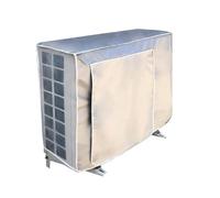 Bache de Protection, Couvertures De Climatiseur for Les Unités Extérieures, Imperméable Étanche À La Poussière Protection Solaire Avec Trou D'aération, 5Tailles (Color : Silver, Size : 105X40X75CM)
