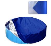 Bâche de protection de piscine ronde pliable de 3 m - Accessoires pour piscine extérieure familiale