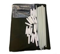 Bâche de protection en maille avec support d'arche pour serre pour protéger les plantes et les cultures contre les insectes, les oiseaux et le froid (vert, 1000 cm)