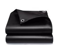 Bâche De Protection en Polyéthylène 400g/m² 1.5x2m, Bache Impermeable pour Extérieur, Bâche Étanche Auvent Multi-Usage, Couverture Épaisse Ultra Résistante(Black)