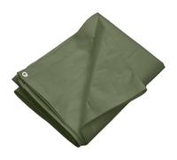 Bâche de protection en polyéthylène haute densité - 260 g/m² - 6 x 8 m - Vert - Résistante aux intempéries et à la déchirure - Avec œillets et renfort des bords - Pour jardin, camping, piscine