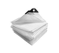 VOUNOT® Bâche de Protection en Polyéthylène 180g/m² Bâche Imperméable Ultra Lourde et Résistante Revêtue avec Oeillets en Aluminium Couverture Étanche pour Jardin, Piscine 4x6m Blanc