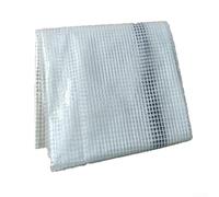 Bâche de protection en PVC transparent pour serre - Protection contre les intempéries - Pour petites terrasses et jardins - Blanc