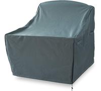 Bâche De Protection En Toile Imperméable Pour Meubles De Jardin Housse Avec Poignée 65 (Hauteur) X 80/119 (Longueur) X 85 (Largeur) Cm Oxford 600d 280 G/M² Vert/Gris