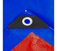 Bâche de Protection Extérieur 1.5 x 2.5 m 200G M² PE Bâche, Imperméable Résistante Aux Déchirures UV Intempéries Couverture pour Bois pour Jardin, Table, Bois, Bleu