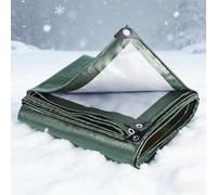 Bâche de Protection Extérieur 190 x 560 cm Ultra Lourde, Polyéthylène, Imperméable Bâche Armée avec Oeillets, Épaisse et Durable pour Bois de Chauffage, Meubles de Jardin, Vert