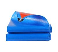 Bâche de Protection Extérieur 220 x 240 cm Étanche, Résistant à La Déchirure Bâche Multi-Usage avec Oeillets, Épaisse et Durable pour Bois de Chauffage, Meubles de Jardin, Bleu