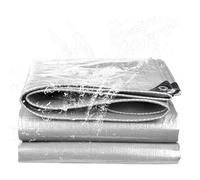 Bâche de Protection Exterieur 330 x 550 cm Anti UV Bâche Multi Multi Usage pour Jardin, Voitures, Piscines, Bateaux, Argent