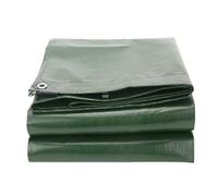 Bâche de Protection Extérieur 80 x 600 cm Étanche, Résistant à La Déchirure Bâche Agricole avec Oeillets, Épaisse et Durable pour Bois de Chauffage, Meubles de Jardin, Vert