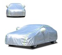 Bache de Protection Exterieur pour Audi A2 e-tron, Tissu Oxford 190T | Bache Voiture Impermeable Anti Neige Poussière Solaire avec Fermeture Éclair, Housse Protection pour Hatchback (Color:Argent)