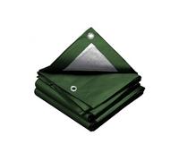 Linxor - Bâche de Protection extérieure Universelle imperméable réversible avec œillets - 150g - Gris et Vert - 4 x 8 m