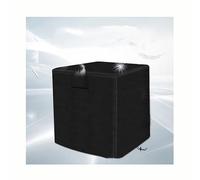 Bache de Protection, Housse De Protection Pour Unité Extérieure De Climatiseur ， Housse Imperméable Et Coupe-vent Pour Unités De Climatisation Extérieures Noire ， Carrée Pour Jusqu'à 38 × 38 × 40 Pouc
