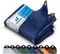 Bâche de protection imperméable 140 g/m² Bleu 3 x 4 m