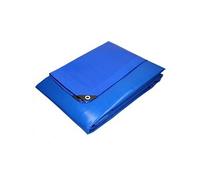 Bâche de Protection Imperméable à l'Eau avec Oeillets - 6x8 m 48m² 260 g/m² -
