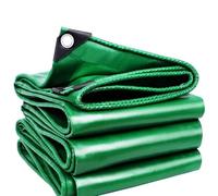 Bâche de Protection imperméable en PVC Robuste, bâche Verte for Camping, Caravane, Jardin, Tente, auvent imperméable, 450 g/m², Tapis de Sol avec œillets(1x6m)