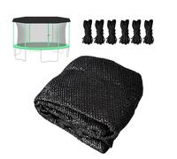 Bâche de protection imperméable et de haute résistance pour trampoline avec corde d'amarrage, pour sauter dans le jardin, la cour, la zone de jeux et le parc gonflable