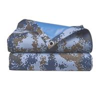 Bâche de protection imperméable et résistante - Grandes tailles - Bleu - 1,5 x 2 m - 1,2 x 1,5 m - 1,2 x 1,8 m - 2 x 3 x 4 m - Idéal pour le camping, la tente de jardin, la protection des meubles
