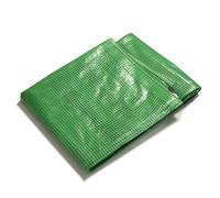 Bâche de protection imperméable Leno 140 g/m² Vert / Transparent 10 x 12 m
