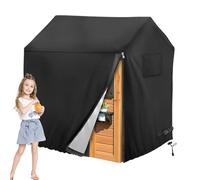 Bâche De Protection Imperméable pour Maisonnette Extérieur | Protecteur Anti-Poussière pour Abri de Jeu d'- Housse Extérieure Multifonction Résistante à l'eau et au Vent