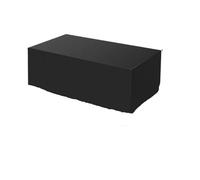 Bâche de protection imperméable toute-puissante, adaptée au canapé, à la table, ronde, chaise, en L Housse for patio jardin Pour Ensembles De Table(Black,70X70X70cm)
