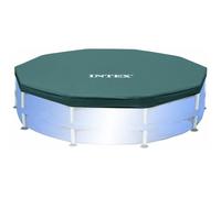 Bâche de protection - INTEX - 3 05 m - Vert - Vendu avec tamis d'écoulement - Corde de serrage