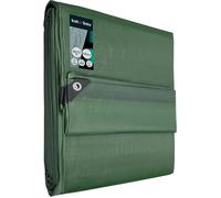 KOTARBAU® Bâche de Protection Extérieur - Polyéthylène - 6 x 12 m - Vert Olive - 120 g/m² - Bâche avec œillets - Anti UV - Toile de Protection - Couverture Impermeable Exterieu