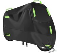 Bâche de Protection Moto pour Honda Monkey 125, Bâche de Moto Étanche 210D, Couverture de Bâche de Garage de Moto,2 Green