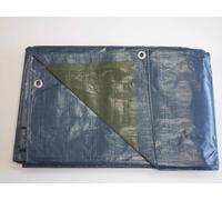Bâche de protection multiusage lourde 4x5m bleu/vert - SODEPM - 4103