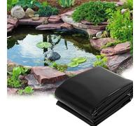 Bâche de Protection pour Bassin, bâche Noire Flexible et résistante pour Bassin extérieur, Bassin à Poissons, koïs, Bassin 4 x 6 m, 7 x 8 m, 8 x 10 m, Membrane Anti-humidité, bâche en polyét