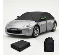 bâche de Protection pour Le Soleil pour Voiture kompatibel mit Porsch e 911 Speedster 1989-1989 Demi-bâche de Protection imperméable, Protection Contre Les intempéries(Argent)