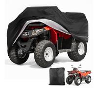 Bâche de protection pour quad et ATV, taille XXXL - Imperméable et résistante - Pour tous les temps - 4 roues - Résistante à l'hiver, à la poussière, à la pluie et aux UV - Noir - 210 x 120 x 115 cm